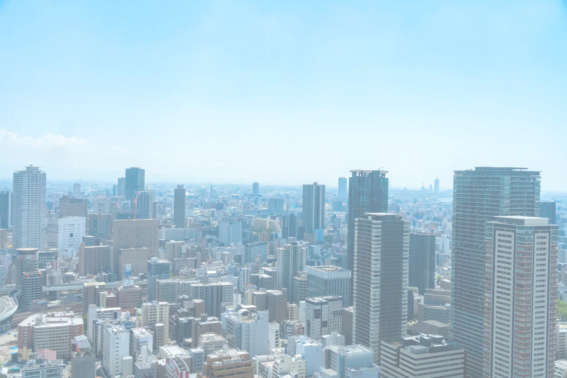 大阪市の町並み
